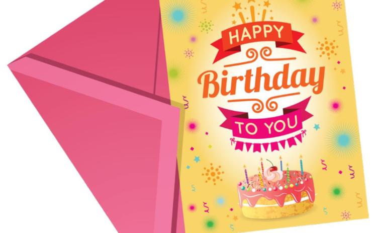 IT’S A HAPPY BIRTHDAY CARD SHOWER!