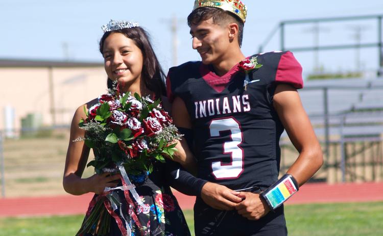 Jasive Hernandez and Erhik Hermosillo were crowned Queen and King of 2022 Fall Homecoming.