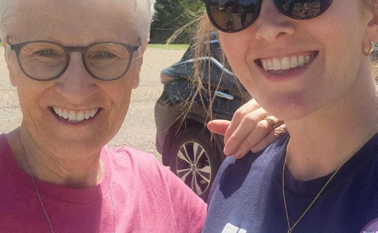 Simone Elder, right, has been appointed Executive Director of the Kansas Sampler Foundation. She will take office New Years Day.